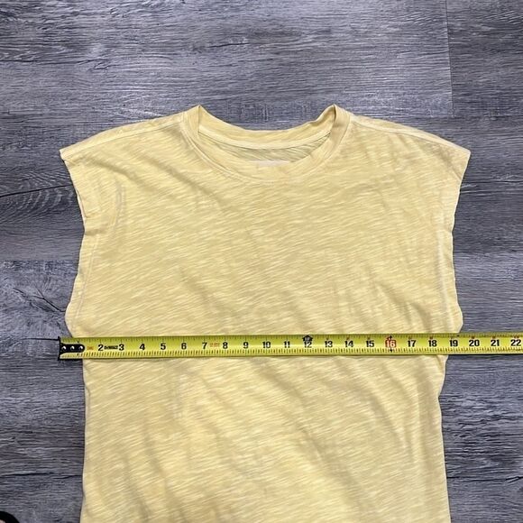 The Normal Brand Vintage Slub Tee Dress midi yellow - 100% cotton - XS/S - Picture 13 of 16